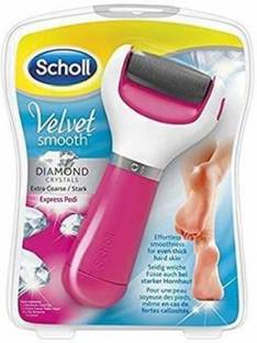 Scholl Velvet Velvet Smooth Electronic Foot File - Professional Foot Care System