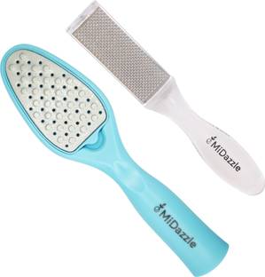 Midazzle Triangle & 2 in 1 Rectangle Foot Scrubber - Colors May Vary - (Pack of 2)