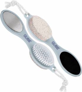 GUBB Multipurpose 4 in 1 Pedicure Exfoliator Tool with Foot Scrubber