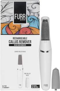 FURR By Pee Safe Rechargeable Callus Remover For Feet | Foot Scrubber for Dead Skin, 2 Speed Mode