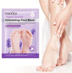 Washify Foot Mask for Dry Cracked Feet, Removes Dead Skin & Calluses
