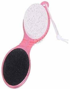 Thakur BEST QUALITU 4 In 1 Pedicure Paddle Kit Tool With Pumice Stone For Feet, Foot Hand Toe Nail Cleaning Brush, Metal File And Emery Board, Manicure Pedicure Scrub Buff Foot Scrubber Rasp Callus Corn Remover Set