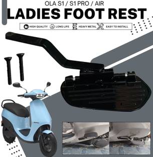 SRPHERE Black Color Aluminium Ladies Step Footrest Compatible for OLA S1 Pro Foot Rest