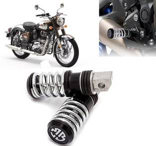 AUTO PEARL Anti Theft Motorcycle Security Alarm System with 2 Remotes for Classic 350 Foot Rest