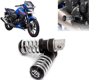 AUTO PEARL Anti Theft Motorcycle Security Alarm System with 2 Remotes for Apache RTR 160 Foot Rest