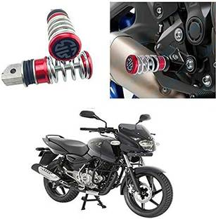 LOVMOTO Style Bike Foot Rest ped Set of 2 Red For Bajaj Pulsar 150 DTS-i Foot Rest