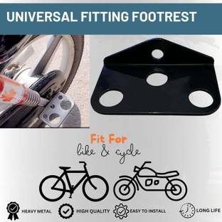 Znee Smart Ladies Footrest Stand Compatible for Bike & Cycle Single Site Foor Rest Foot Rest