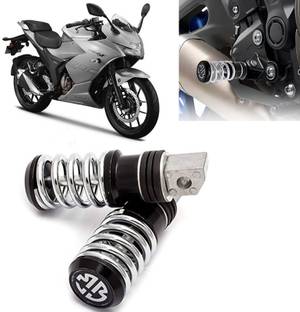 AUTO PEARL Anti Theft Motorcycle Security Alarm System with 2 Remotes for Gixxer 250 Foot Rest