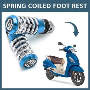 Miwings Blue Foot Rest For TVS Jupiter Foot Rest