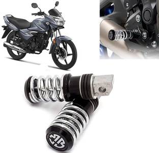 AUTO PEARL Spring Coiled Foot Rest Black for Shine Foot Rest