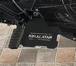 SGTB Heavy RE Himalayan Scram 411 Foot Left Side Footrest Laser Cut Step Plate Black Foot Rest