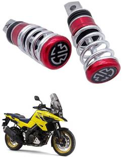 Miwings Red Foot Rest For Suzuki V-Strom 650 XT Foot Rest