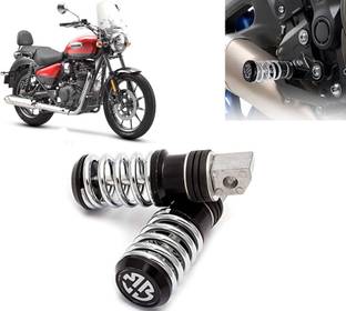 AUTO PEARL Anti Theft Motorcycle Security Alarm System with 2 Remotes for Meteor 350 Foot Rest