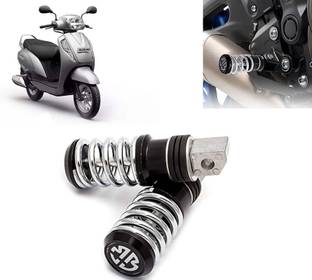 AUTO PEARL Anti Theft Motorcycle Security Alarm System with 2 Remotes for Access 125 Foot Rest