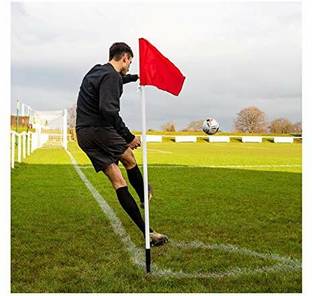 LOVE ROXAN corner flags with poles Football Foul Card