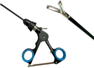 Vikas Enterprises Laparoscopic Tooth 2x4 Grasper Laparoscopy Surgical Instruments Forceps Jar