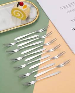 ARSCART Smooth grade Stainless Steel Fruit Fork Set
