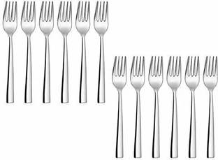 chapo Cutlury for Kitchen & Dining Table Stainless Steel Fruit Fork Set