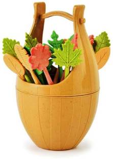 MEHAKENT Disposable Polyester Fruit Fork