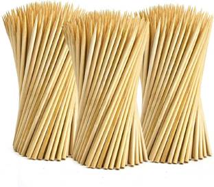 PopTheParty Skewers Grill Sticks 7.5 inch Disposable Bamboo Roast Fork Disposable Bamboo Disposable Bamboo Roast Fork