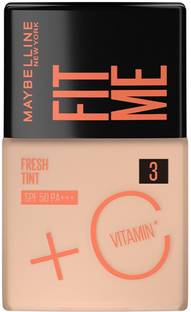 MAYBELLINE NEW YORK Fit Me Fresh Tint With SPF 50 & Vitamin C, Shade 03, 30 ml Foundation