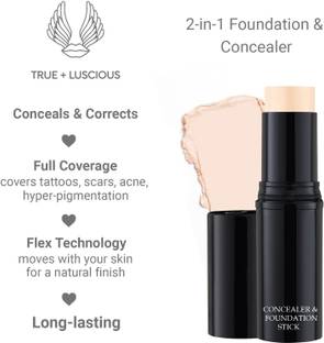 YAWI Foundation Stick Full Coverage Waterproof Smudge Proof Rollon stick Matte Finish Foundation