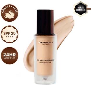 charmacy milano Foundation 03 | 24Hr Wear, SPF25, Waterproof, Full Coverage, Matte Finish Foundation