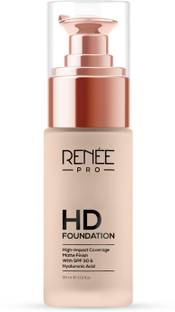 Renee PRO PRO HD Coverage Foundation with Matte Finish, Highly Blendable Formula, SPF30 Foundation