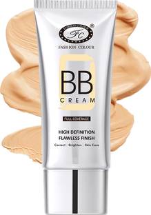 FASHION COLOUR BB Cream Full Coverage High Defination Flawless Finish Waterproof & Non-Cakey Foundation