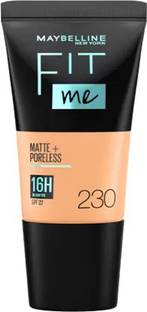 MAYBELLINE NEW YORK Fit Me Matte+Pore Tube Foundation 230 natural buff 18ml Foundation