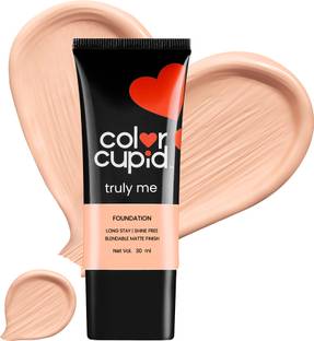 Color Cupid Liquid High Coverage, Easy Blend, Second skin finish |Truly Me Foundation