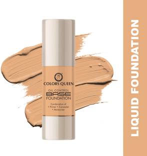 COLORS QUEEN Base Foundation Oil Control Oil Free With Primer Foundation