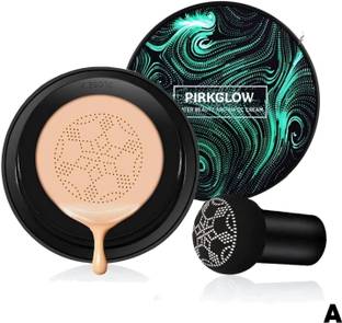 PIRKGLOW WATERPROOF and SWEAT RESISTANT Mushroom Head Make up Air Cushion  Foundation