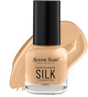Seven Seas Super Coverage Silk Foundation | Waterproof | Oil Free | Matte Finish Foundation