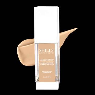 Shills Professional Exclusive 24HR Matte Finish Ultra HD Perfectot Full Coverage  Foundation