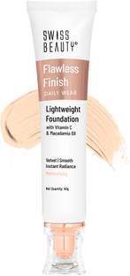 SWISS BEAUTY Flawless Finish Daily Wear Light Weight Foundation ~ Instant Radiance Skin Velvet Finish ~ Moisturising ~ 40g Foundation