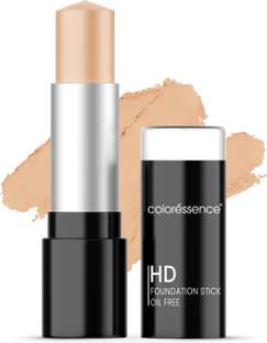 COLORESSENCE HD Foundation Stick SPF-15 Full Coverage Waterproof Smudge Proof Rollon Panstick Foundation