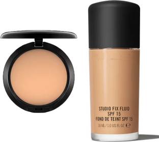 MACON Combo of Studio Fix Fluid SPF 15 NC30 Foundation & Powder Compact NC30 Foundation