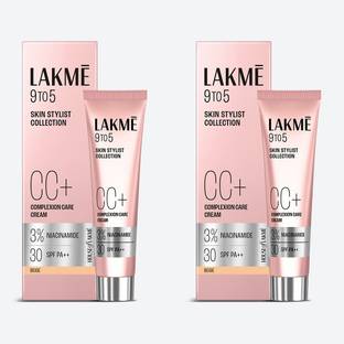 Lakmé 9 to 5 Complexion Care Face Cream Foundation - Pack of 2 Foundation