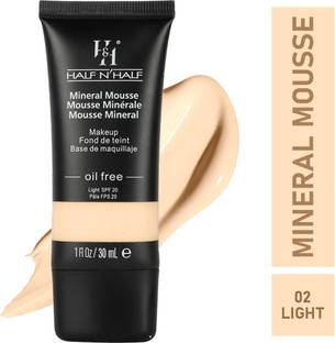 Half N Half Mineral Mousse oil FreeLight SPF 20-02 Light Foundation