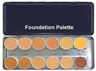 J & F 12 Shades Foundation Palette Foundation