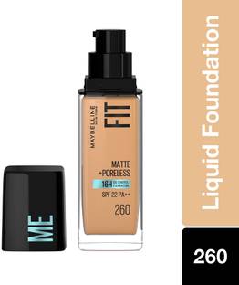 MAYBELLINE NEW YORK Fit Me Matte + Poreless Foundation Natural Matte - Shade 260 Foundation