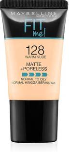 MAYBELLINE NEW YORK Fit Me Matte+Poreless Liquid Tube, 128 Foundation