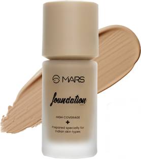 MARS SPF50 PA++++ High Coverage Liquid | Blemish Free & Blendable Makeup Foundation