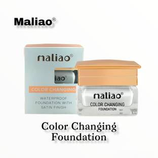 maliao Color Changing Waterproof Foundation With Satin Finish Foundation