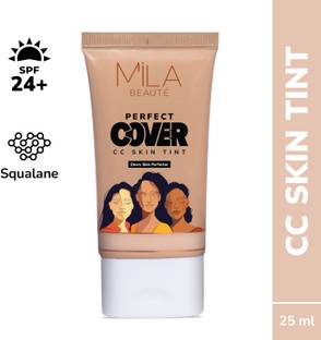 MILA BEAUTÉ Perfect Cover CC Cream with SPF 24+ I Light Makeup with Natural Coverage Foundation