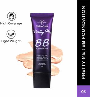 Shryoan Pretty Me BB Foundation| Shiny Pearl Water Drop Blemish Balm With Natural Finish Foundation