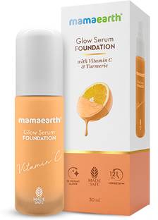 Mamaearth Glow Foundation with Vitamin C & Turmeric for 12-Hour Long Stay Foundation