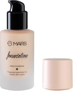 मार्स Matte High Coverage Liquid Foundation, Blemish Free & Blendable Foundation Foundation