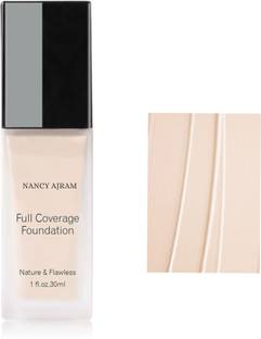 NANCY AJRAM Full Coverage Foundation for Face Makeup Waterproof, Non-Greasy for Women Foundation